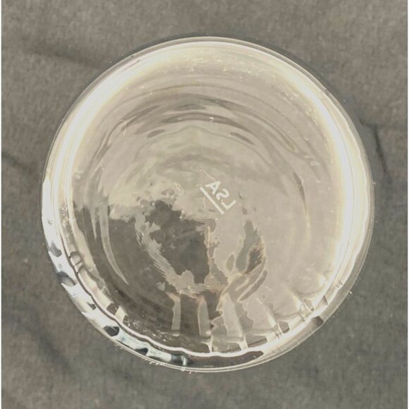 Set Of 3 Ikea A2 Clear Ribbed Acrylic Drinking Glasses - Picture 3 of 3